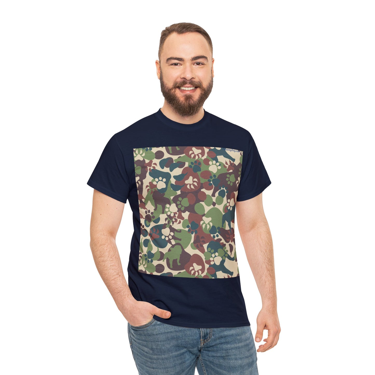 Dog Camo Unisex Heavy Cotton Tee