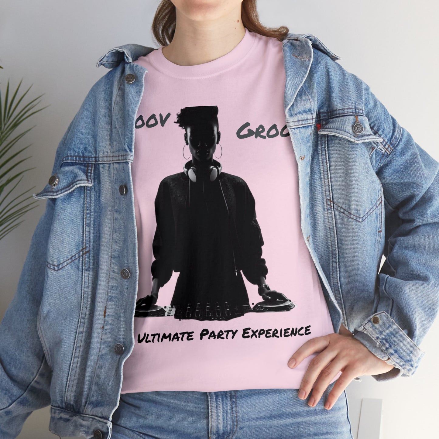 Smoov Groov Black Artist DJ Unisex Heavy Cotton T-Shirt
