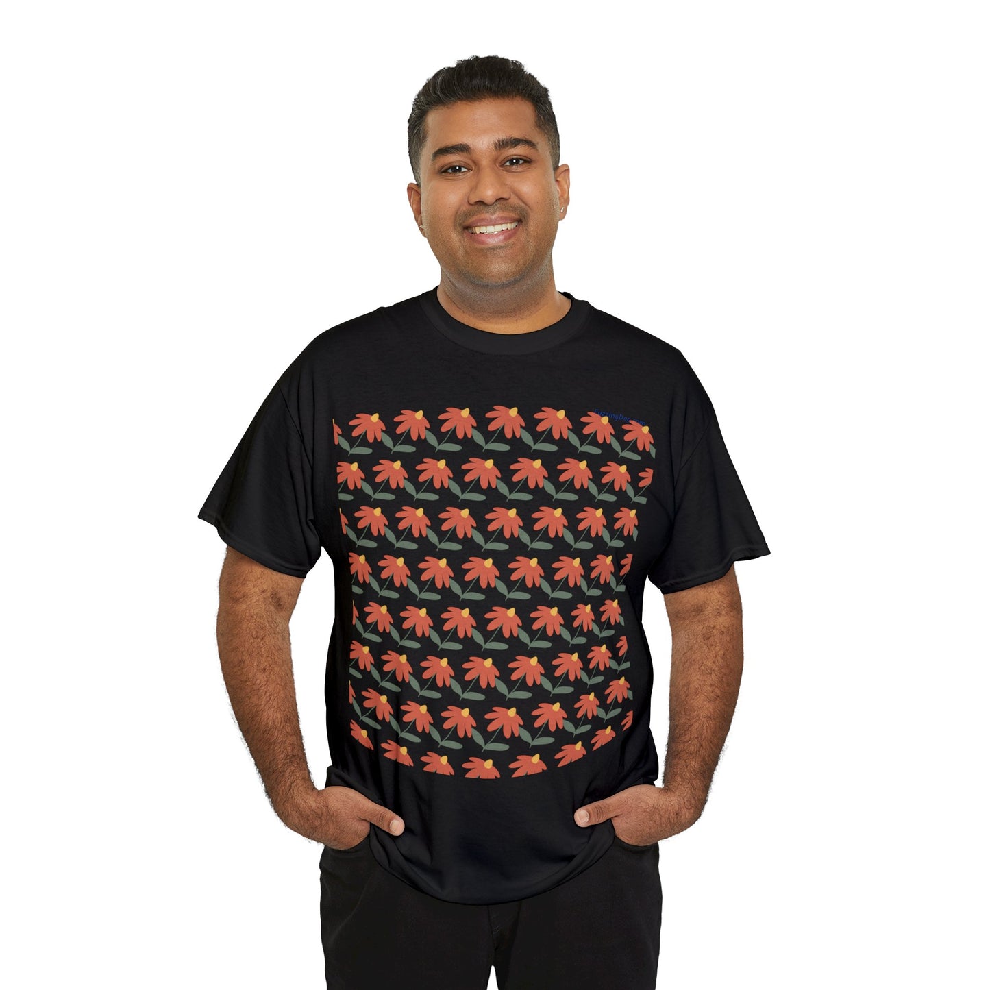 Flower Unisex Heavy Cotton Tee