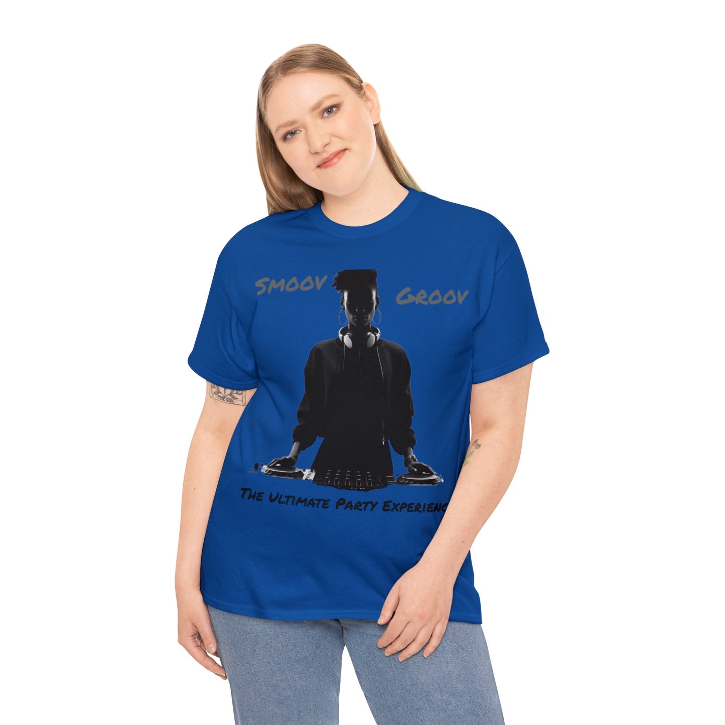 Smoov Groov Black Artist DJ Unisex Heavy Cotton T-Shirt