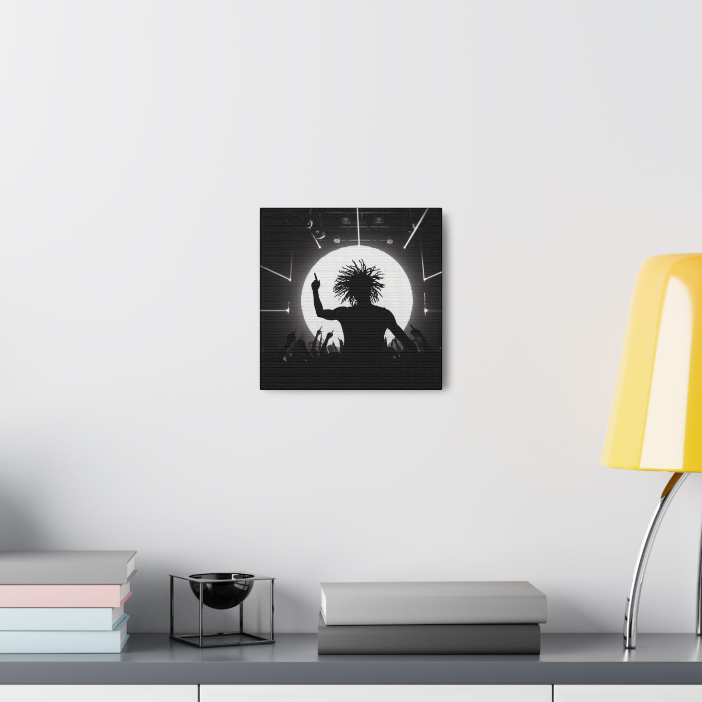 Smoov DJ in the club Canvas Wall Art
