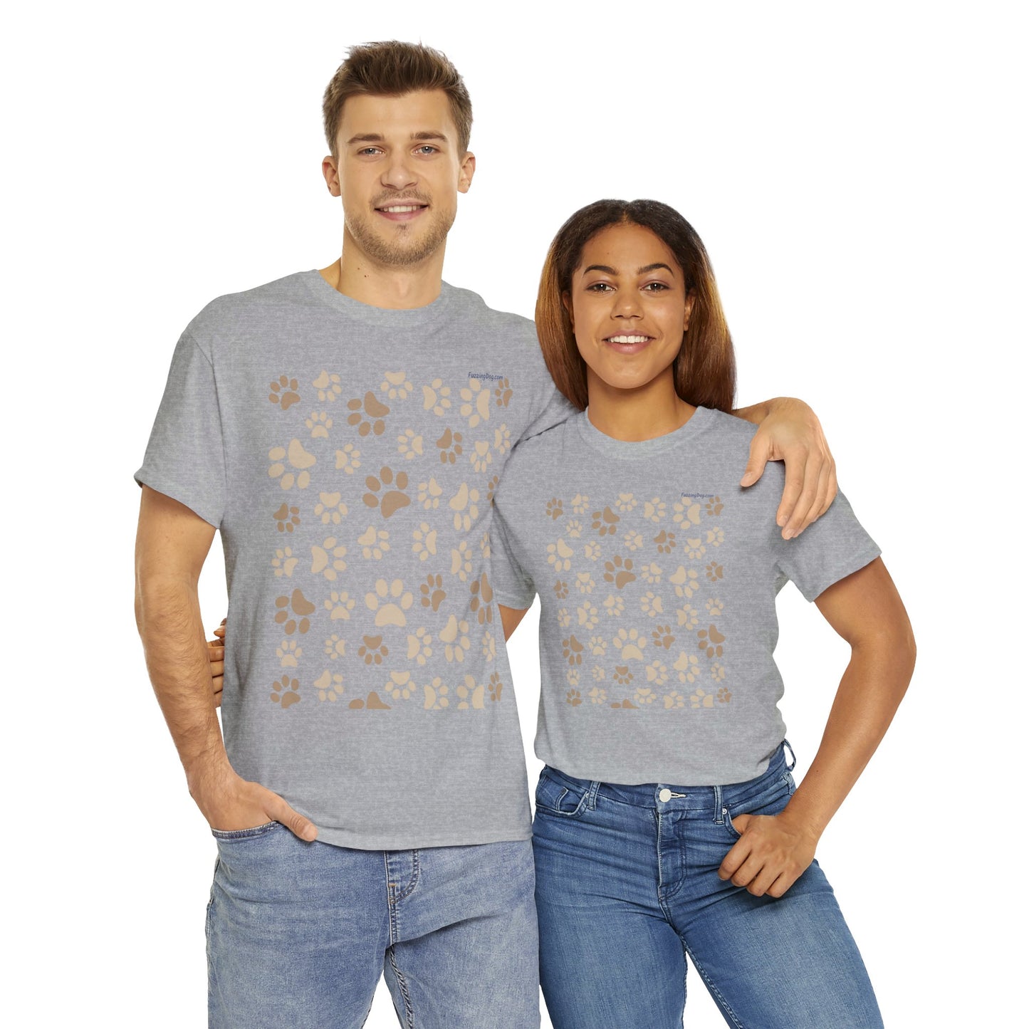 Dog Paws Unisex Heavy Cotton Tee