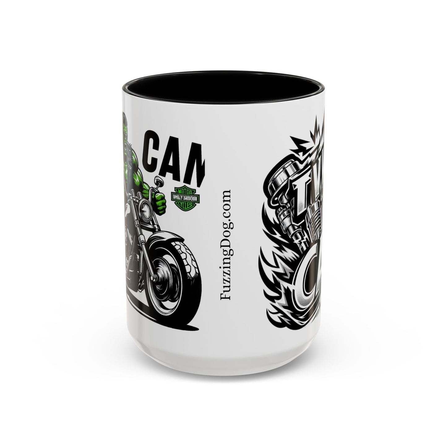 Twin Cam Biker White Mug - 15oz