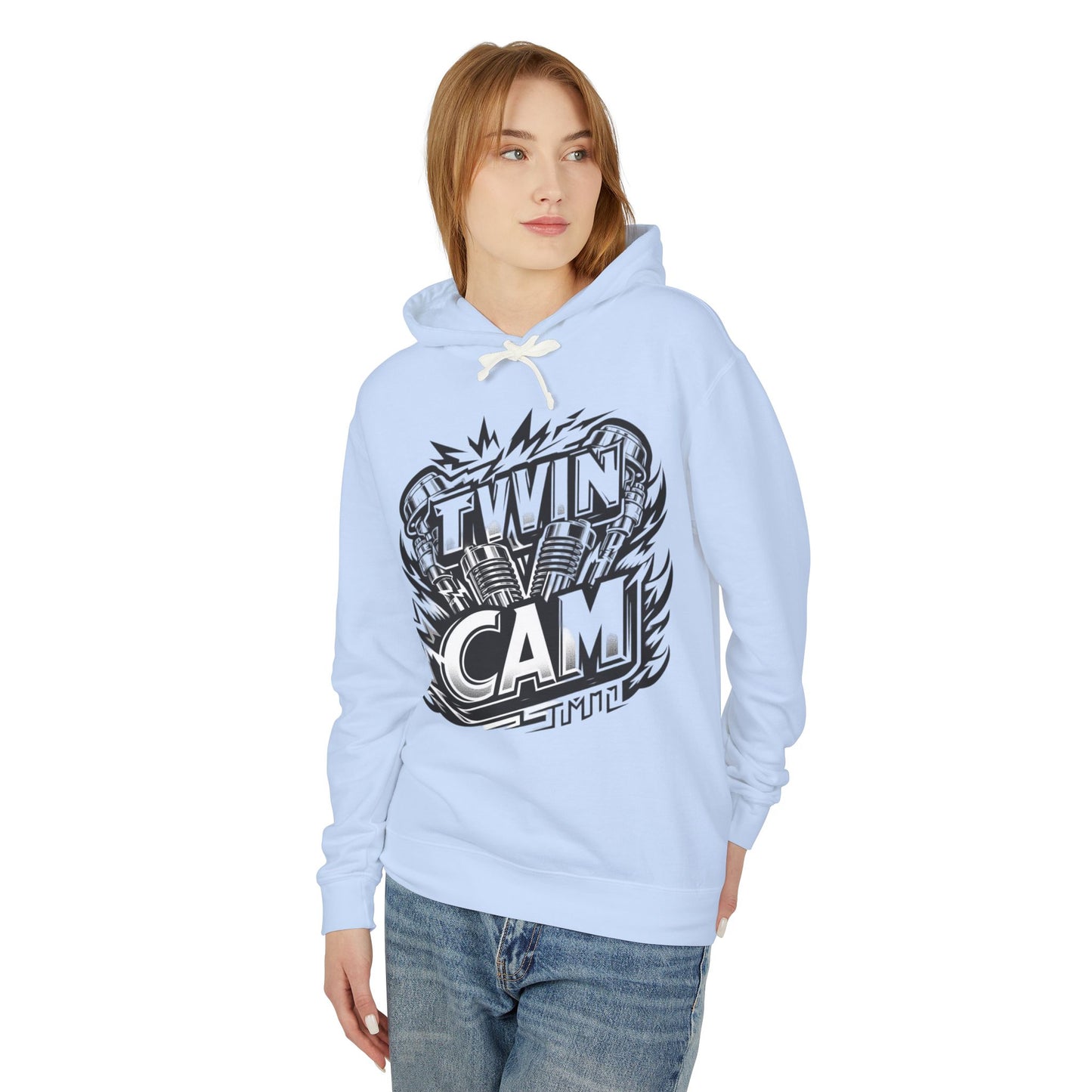 Twin Cam Motor Lightweight Hoodie - Cotton