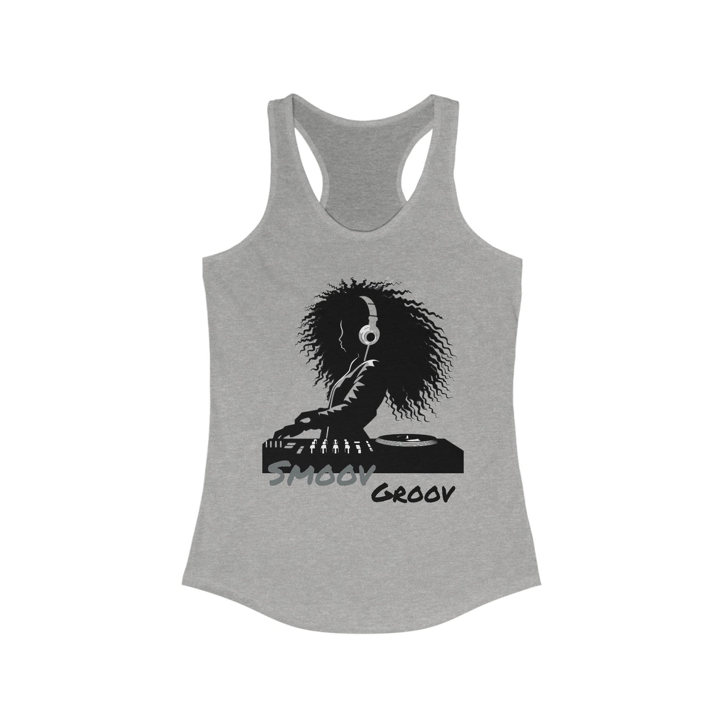 Smoov DJ Girl, Women's Ideal Racerback Tank