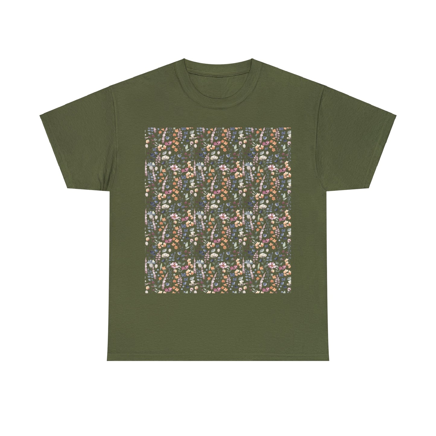 Flowers Unisex Heavy Cotton Tee