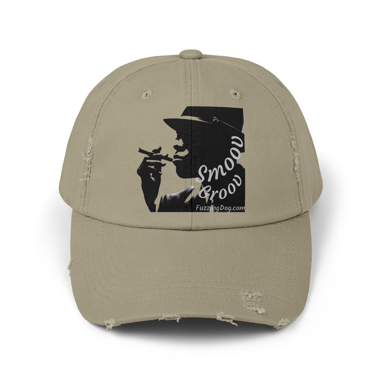 Distressed Cap - Night Ride Graphic Design, Hip-Hop Inspired Fashion