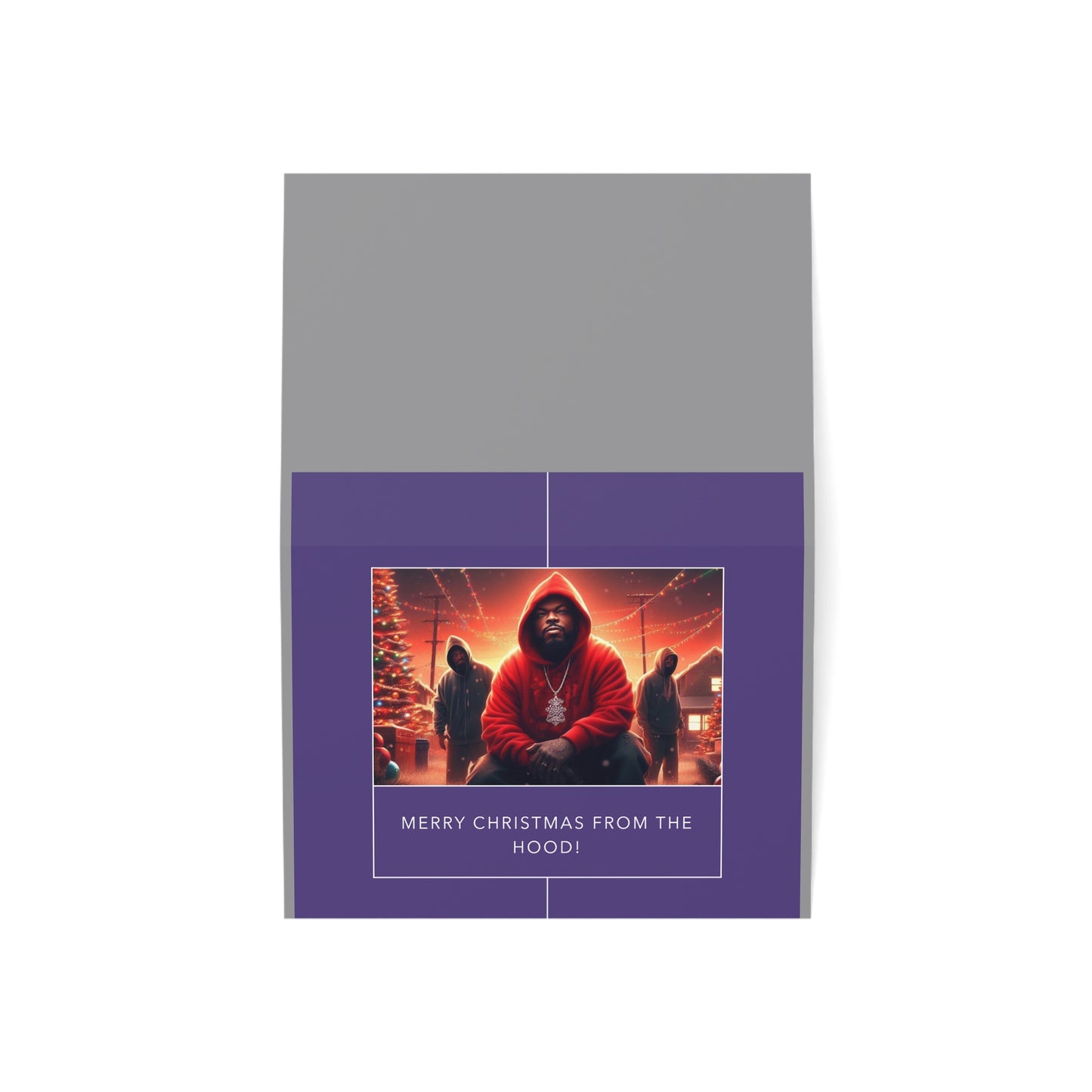 Christmas Greeting Cards (1, 10, 30, and 50pcs) - Merry Christmas from the hood