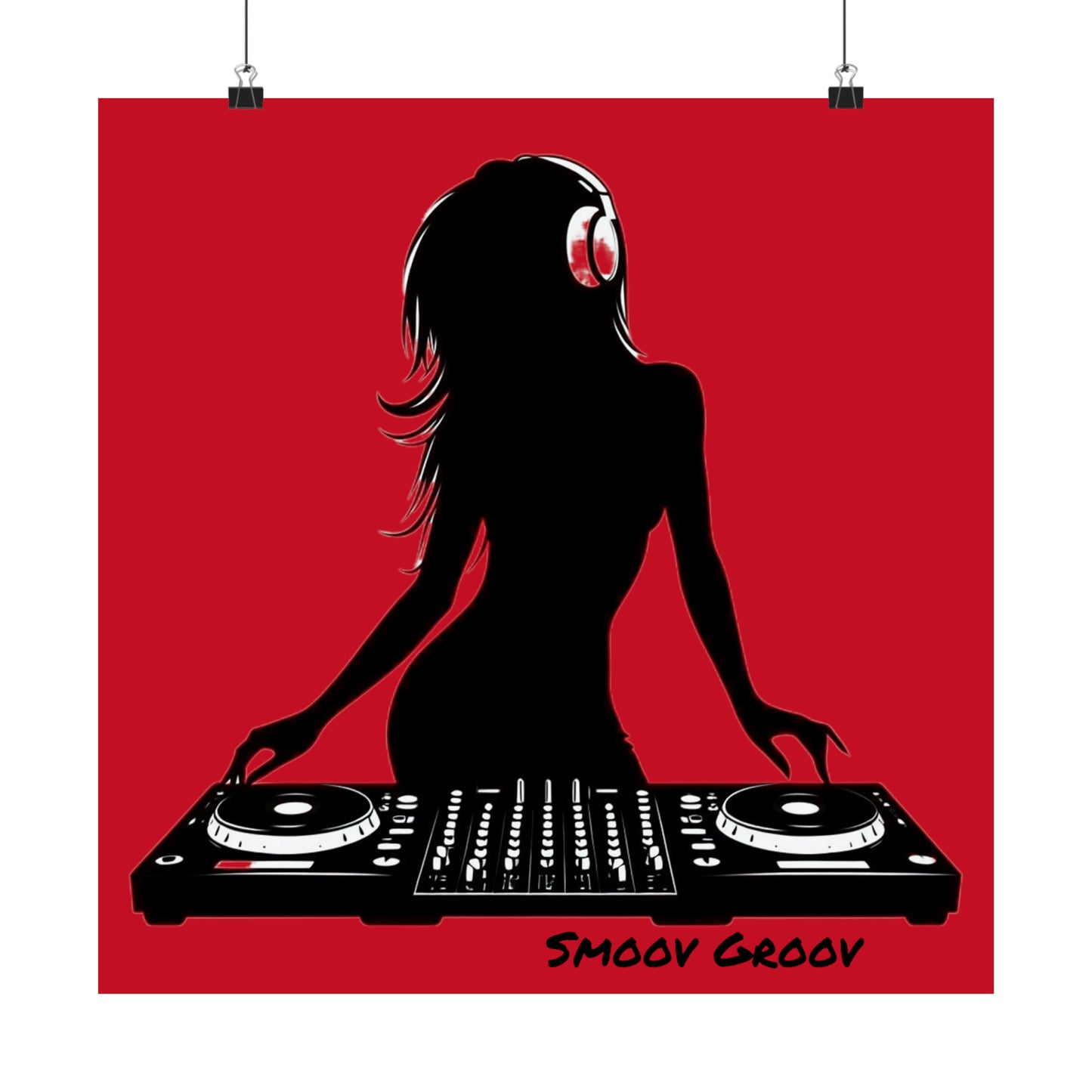 Smoov Girl Groov DJ in red