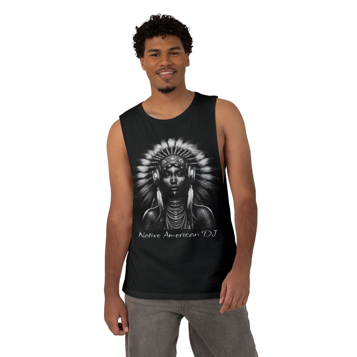 Tank Top - Modern Native American DJ Urban Street Style