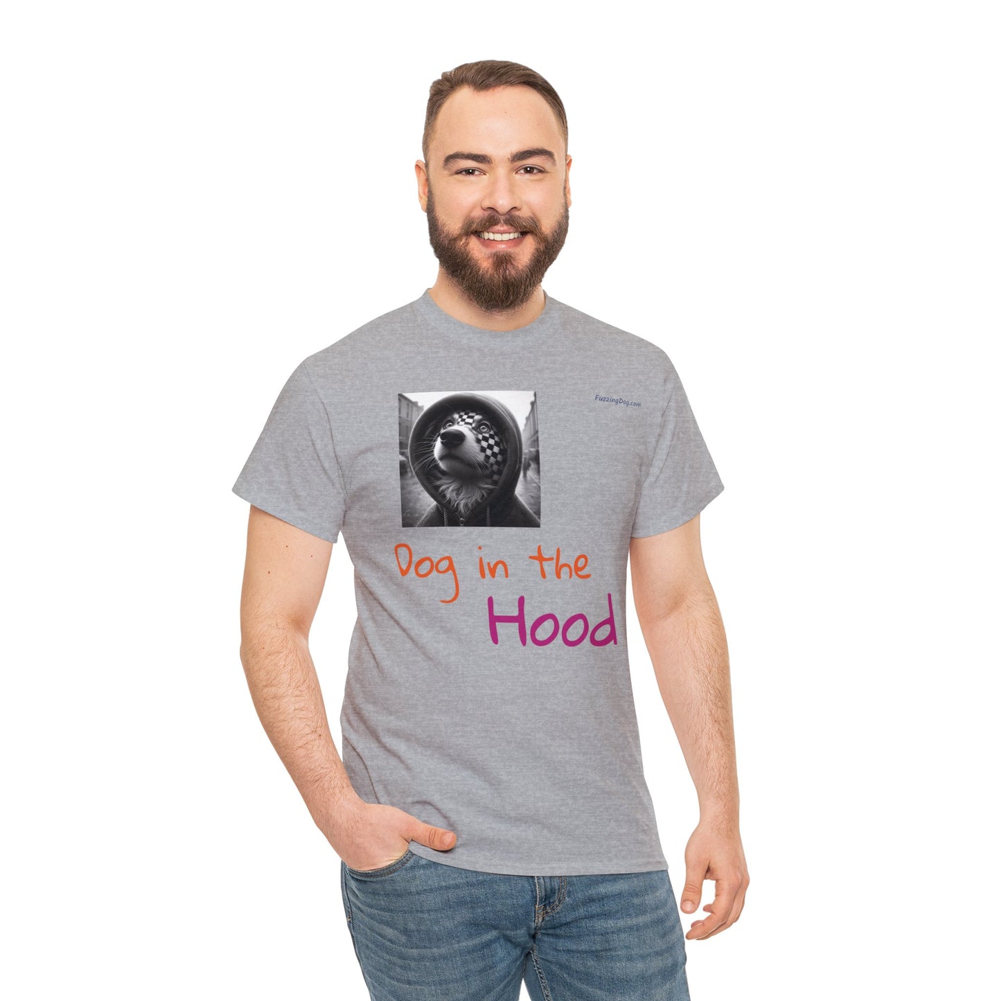 Dog in the Hood Unisex Heavy Cotton Tee