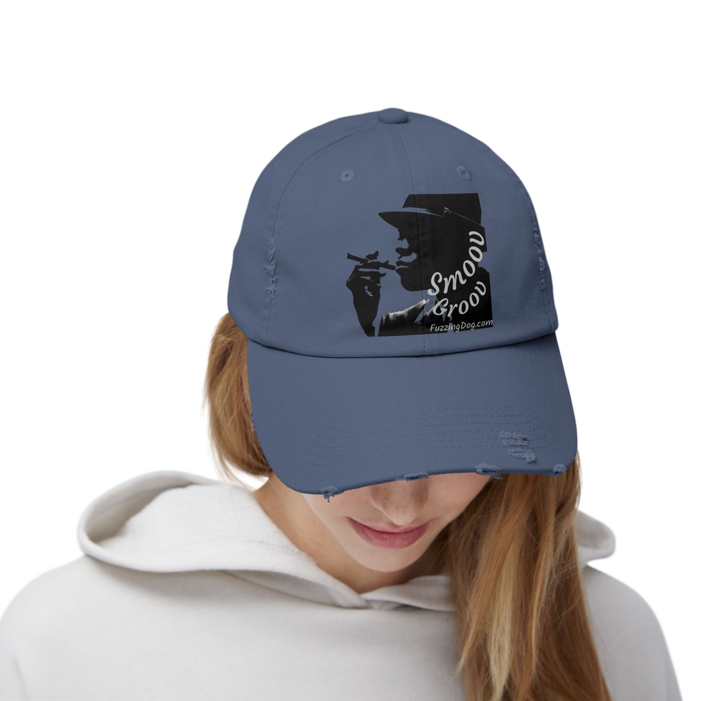 Distressed Cap - Night Ride Graphic Design, Hip-Hop Inspired Fashion