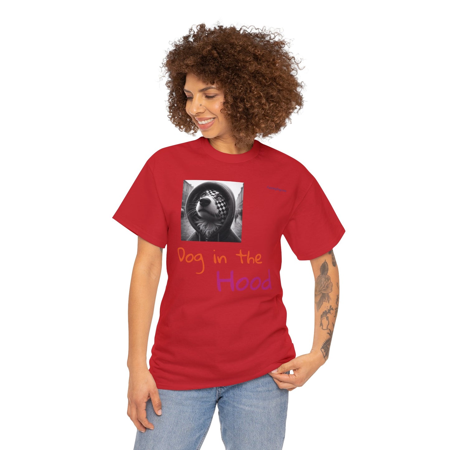 Dog in the Hood Unisex Heavy Cotton Tee