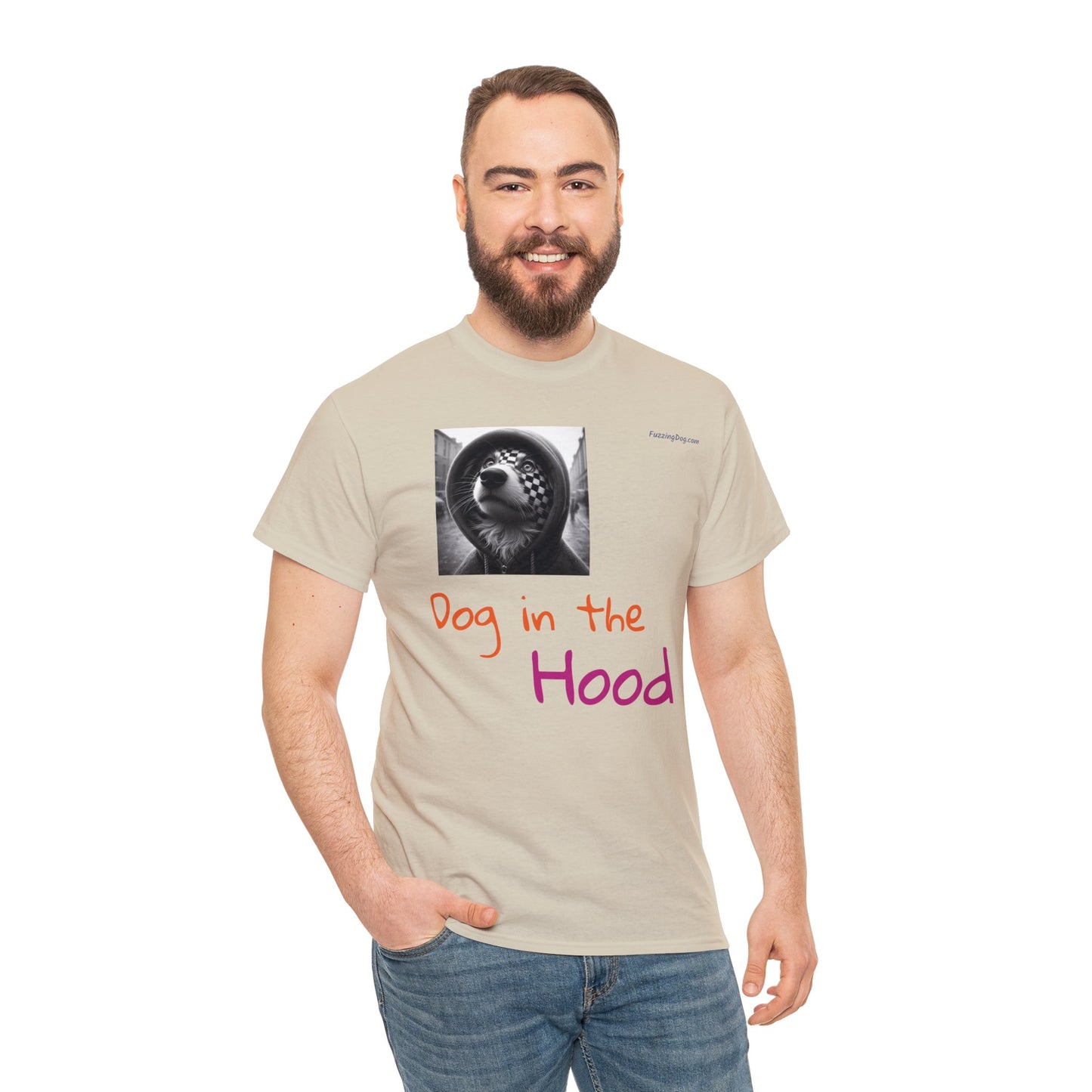 Dog in the Hood Unisex Heavy Cotton Tee