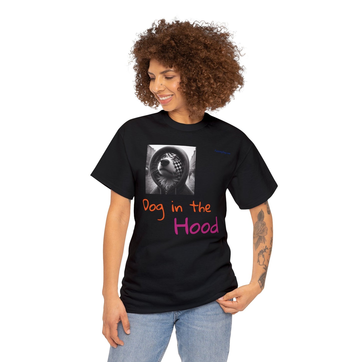 Dog in the Hood Unisex Heavy Cotton Tee