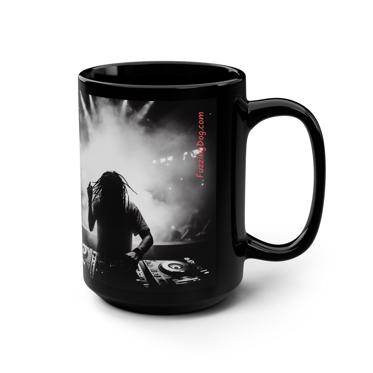 Smoov Groov Girl in the club Black 15oz Coffee Mug