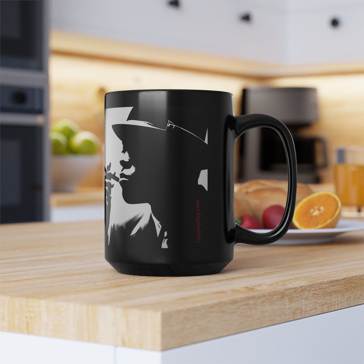 Mr Smoov 15oz Black Coffee Mug