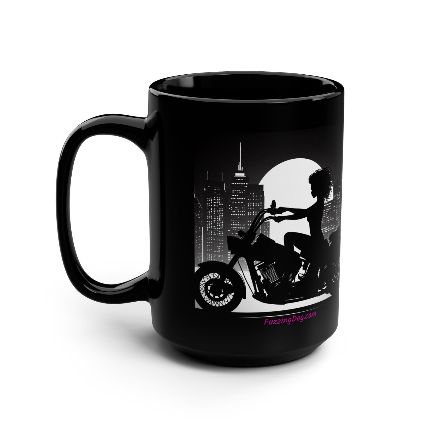 Girl Night ride Motorcycle 15oz Coffee Mug