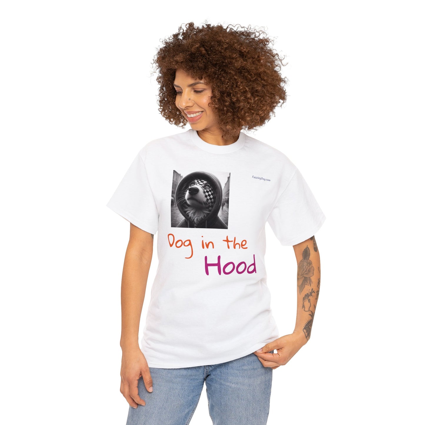 Dog in the Hood Unisex Heavy Cotton Tee