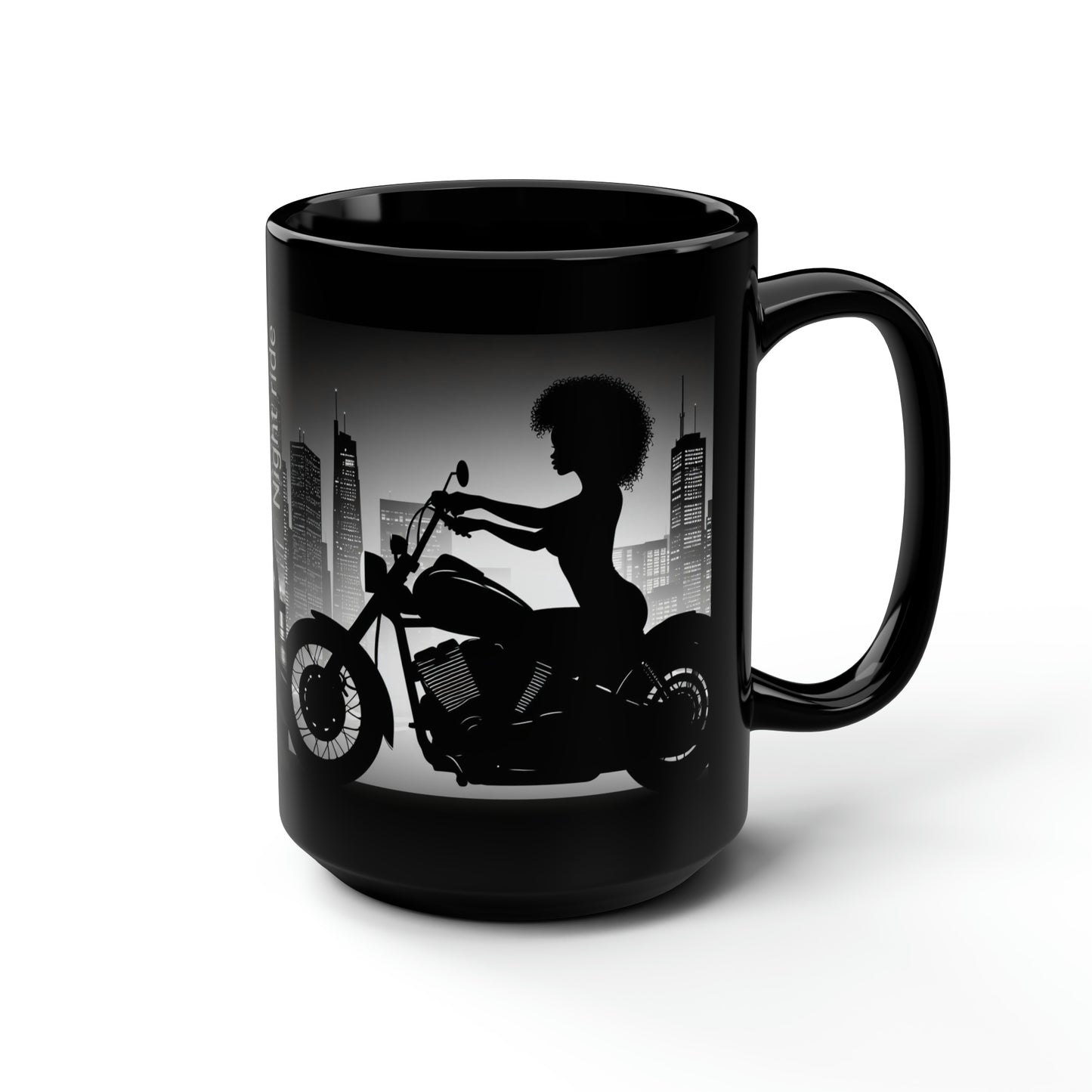 Night ride Motorcycle 15oz Coffee Mug