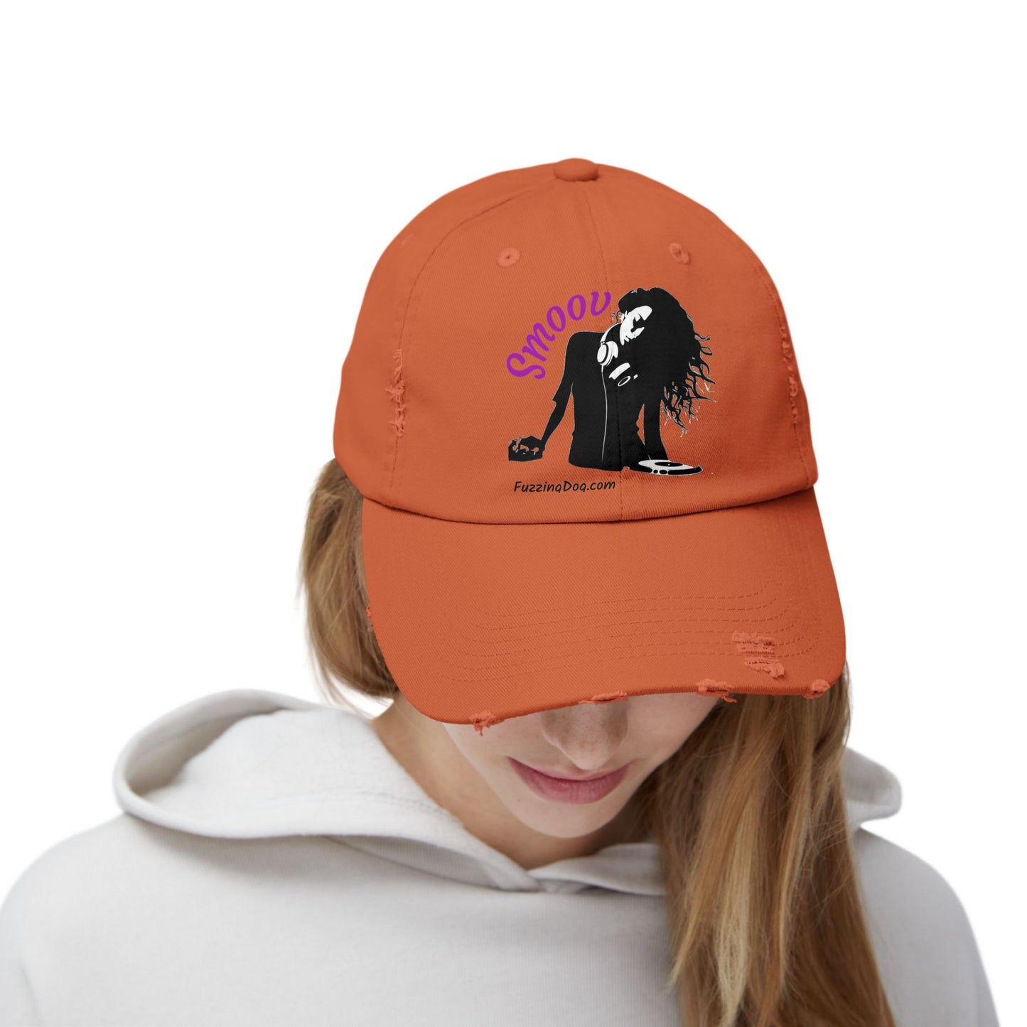 Distressed DJ Cap - Hip-Hop Inspired Fashion