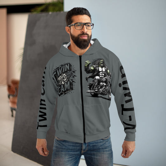 Twin Cam Zip Hoodie - Twin Cam Apparel for Bikers