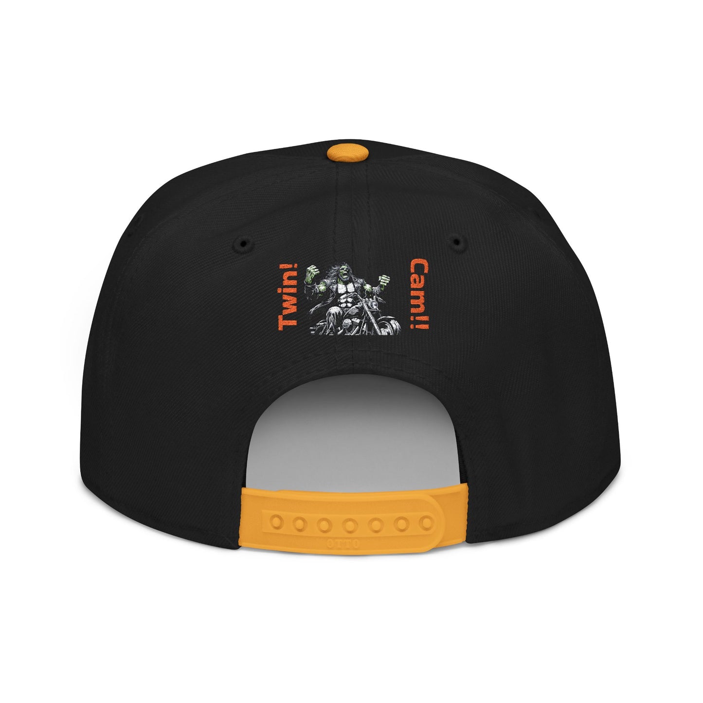 Snapback Hat - Twin Cam Motorcycle Enthusiasts Embroidered Cap