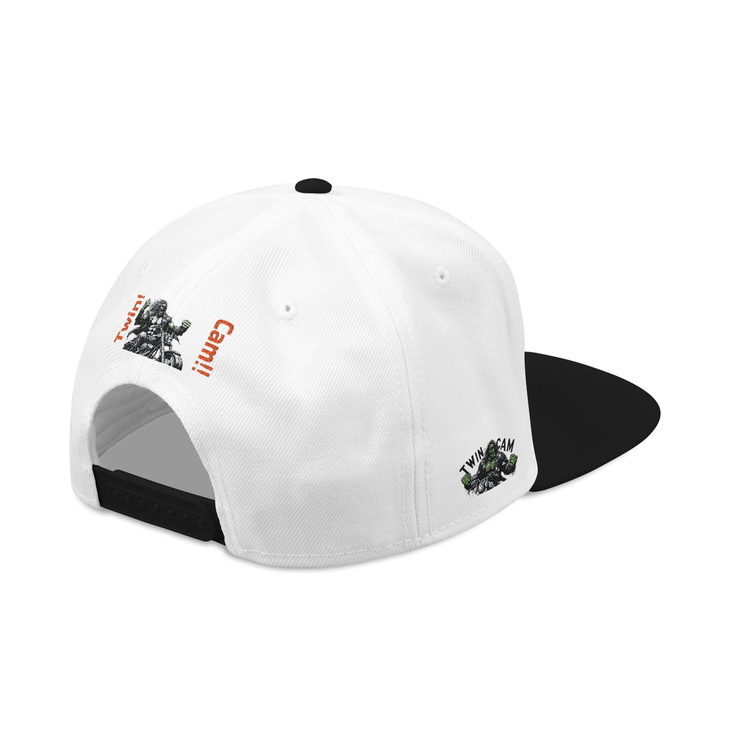 Snapback Hat - Twin Cam Motorcycle Enthusiasts Embroidered Cap