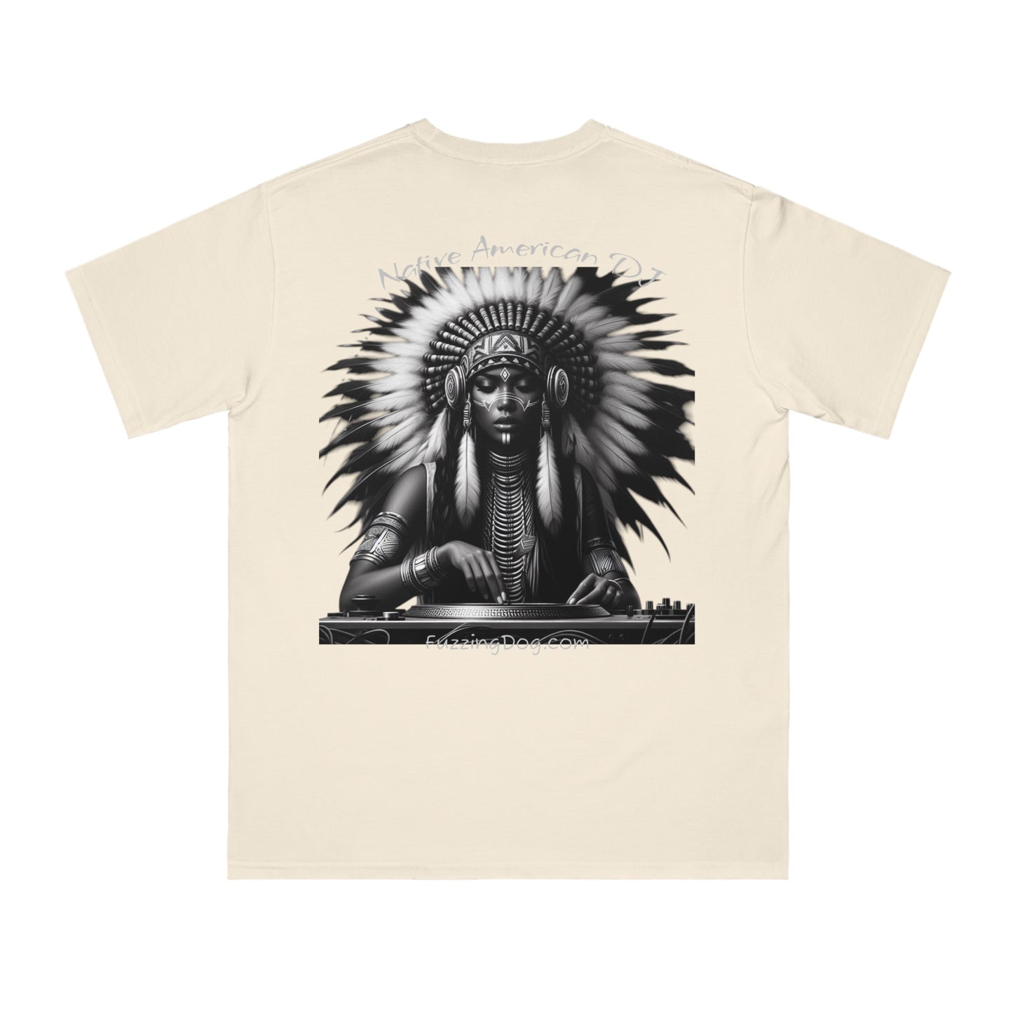 Native American Spin Doctor T-Shirt - Artistic Native Design, Music Lover's Tee