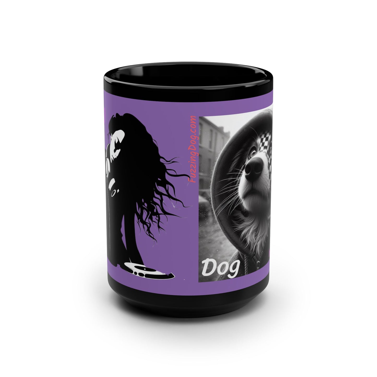 Lost dog in the hood Smoov DJ Girl 15oz Coffee Mug
