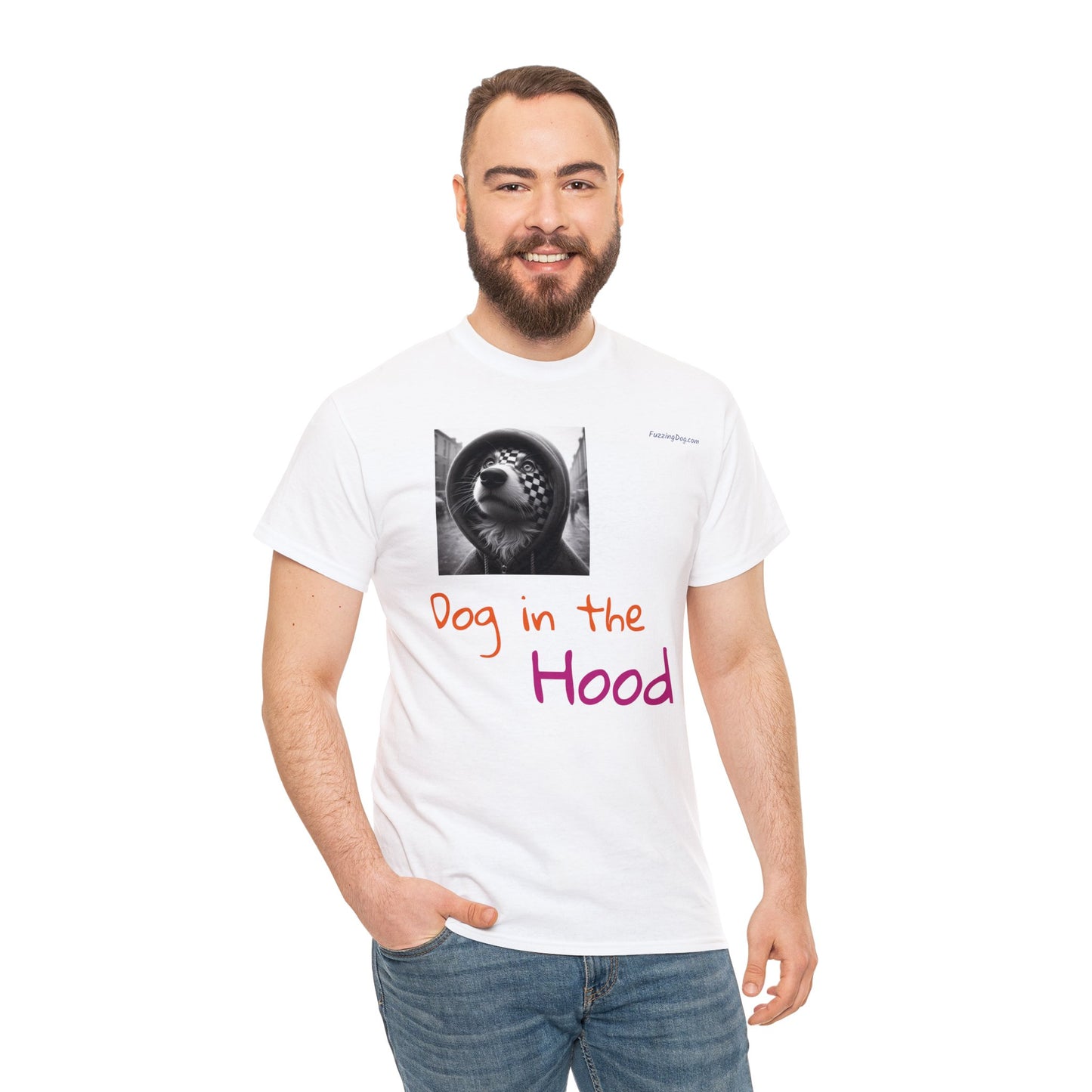 Dog in the Hood Unisex Heavy Cotton Tee