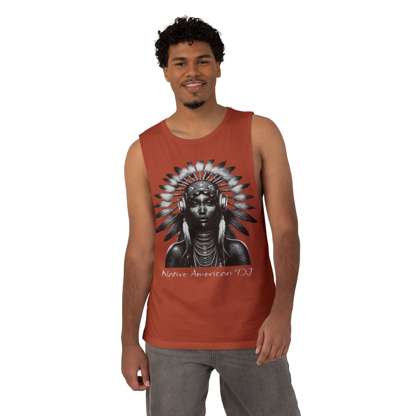 Tank Top - Modern Native American DJ Urban Street Style