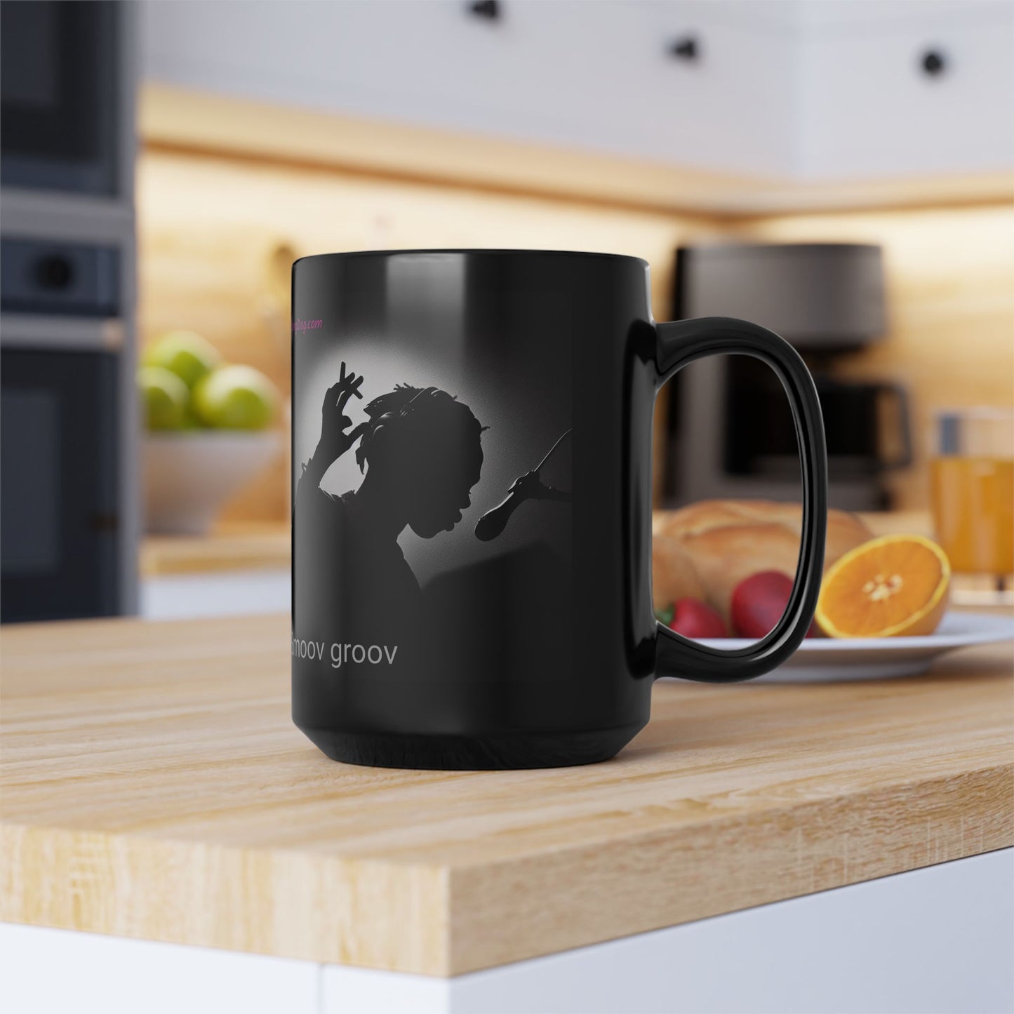 Smoov Black Mug 15oz Coffee Mug