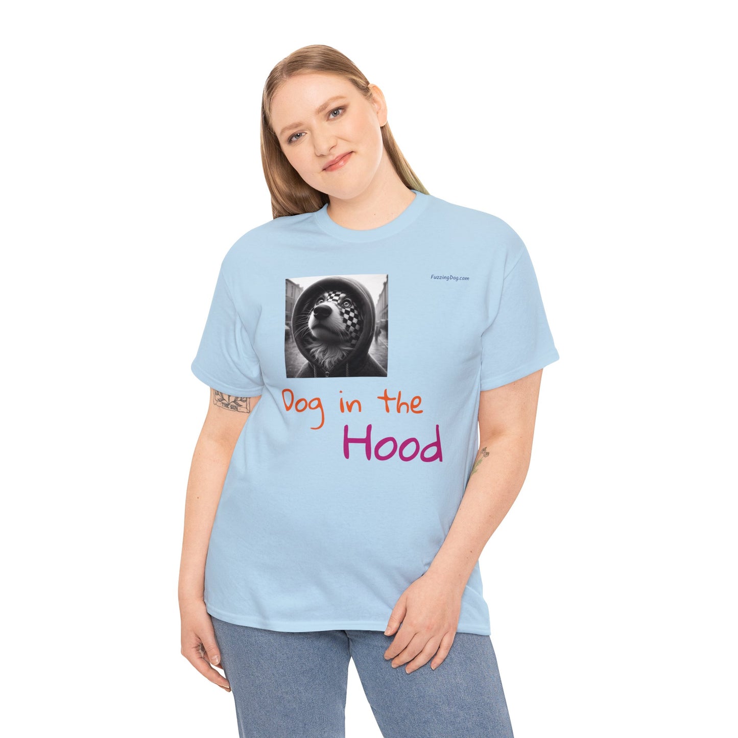 Dog in the Hood Unisex Heavy Cotton Tee