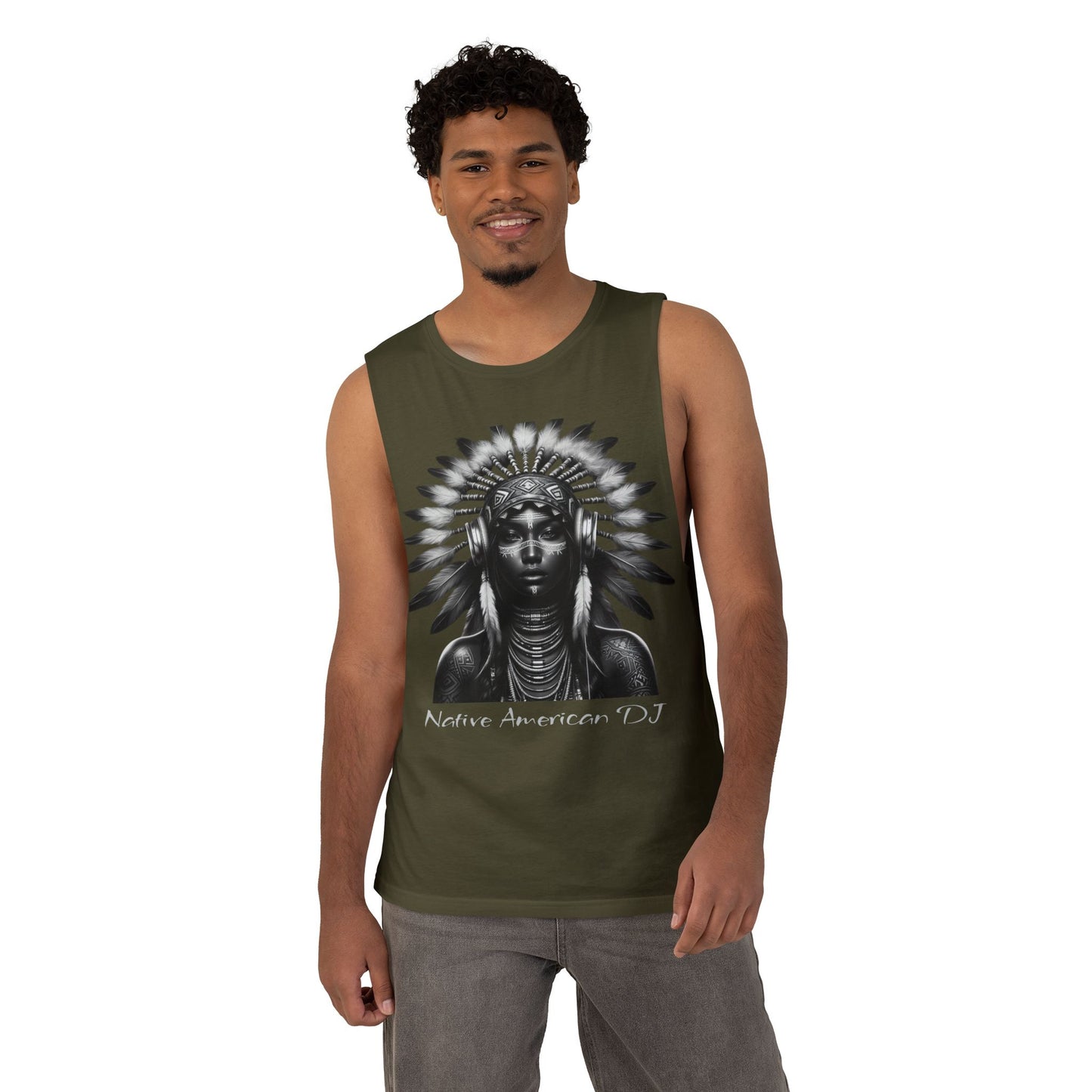Tank Top - Modern Native American DJ Urban Street Style