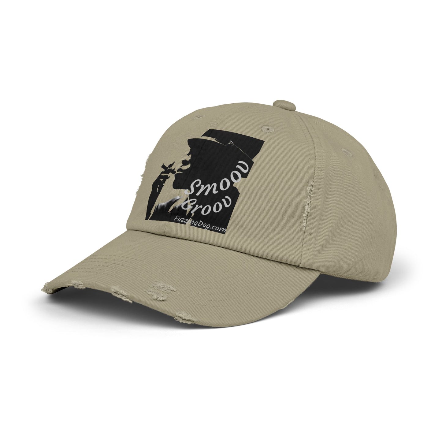 Distressed Cap - Night Ride Graphic Design, Hip-Hop Inspired Fashion