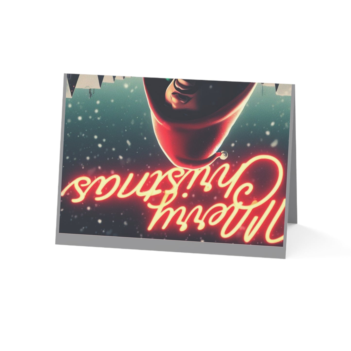 Christmas Greeting Cards (10pcs) - It's Lonely Without You Holiday Card Set