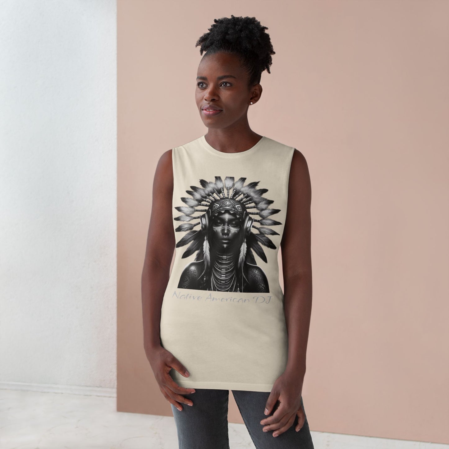 Tank Top - Modern Native American DJ Urban Street Style
