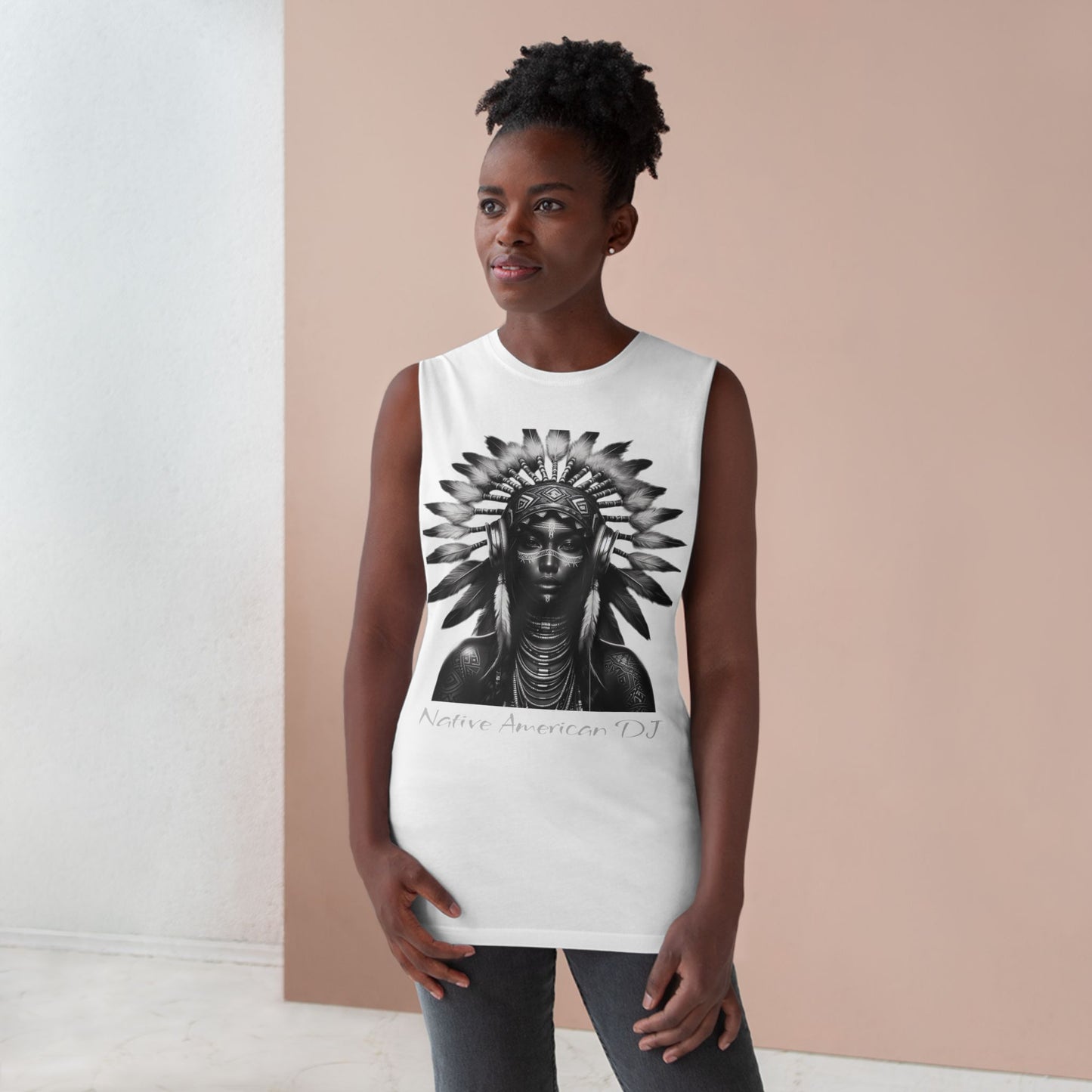 Tank Top - Modern Native American DJ Urban Street Style