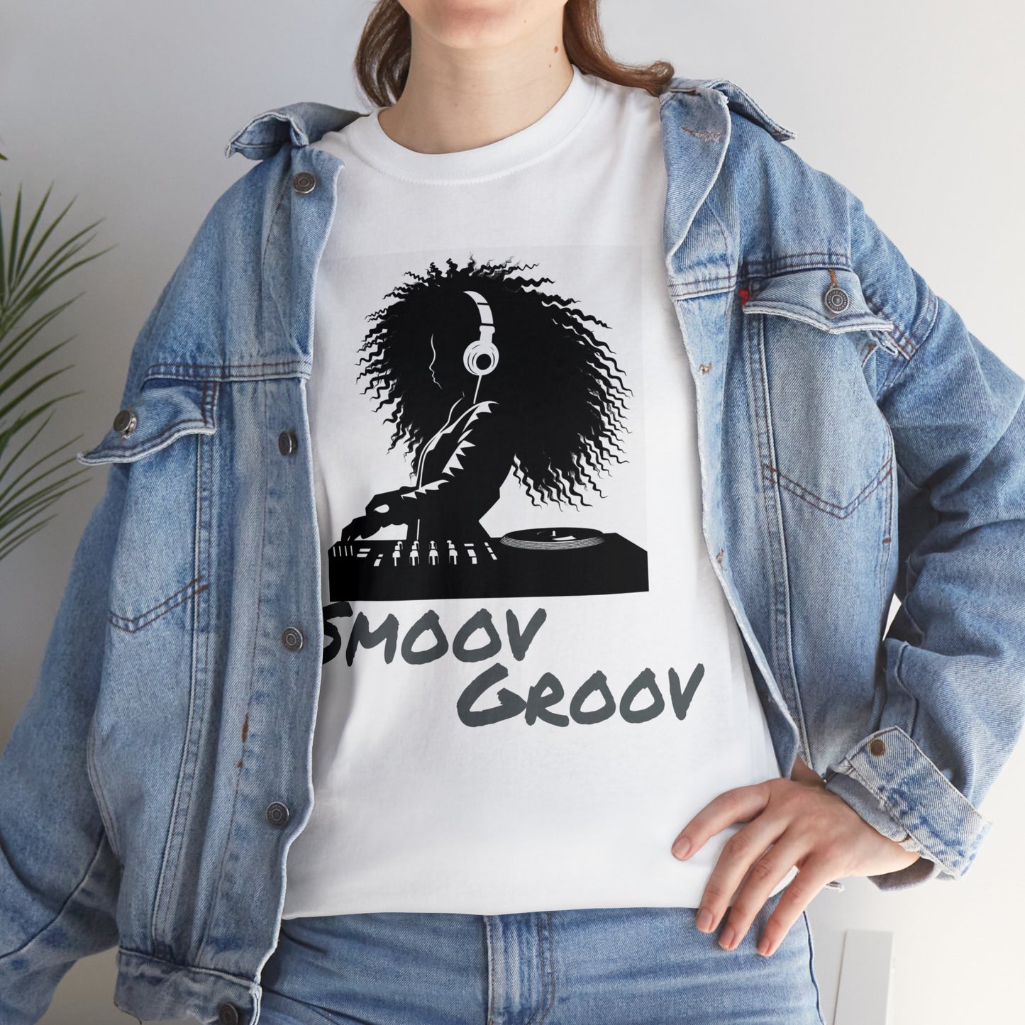 Smoov Girl DJ Unisex Heavy Cotton T-shirt
