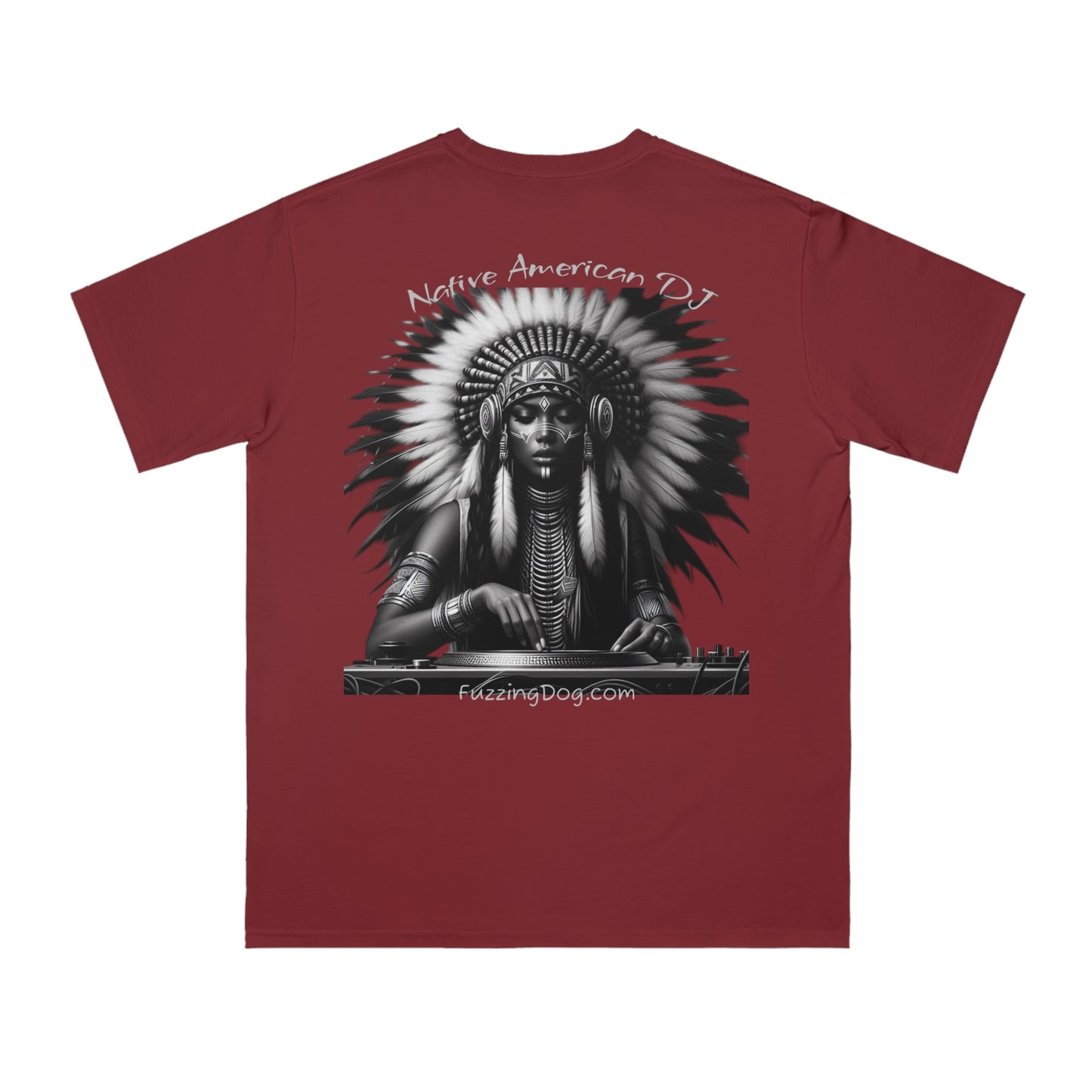 Native American Spin Doctor T-Shirt - Artistic Native Design, Music Lover's Tee