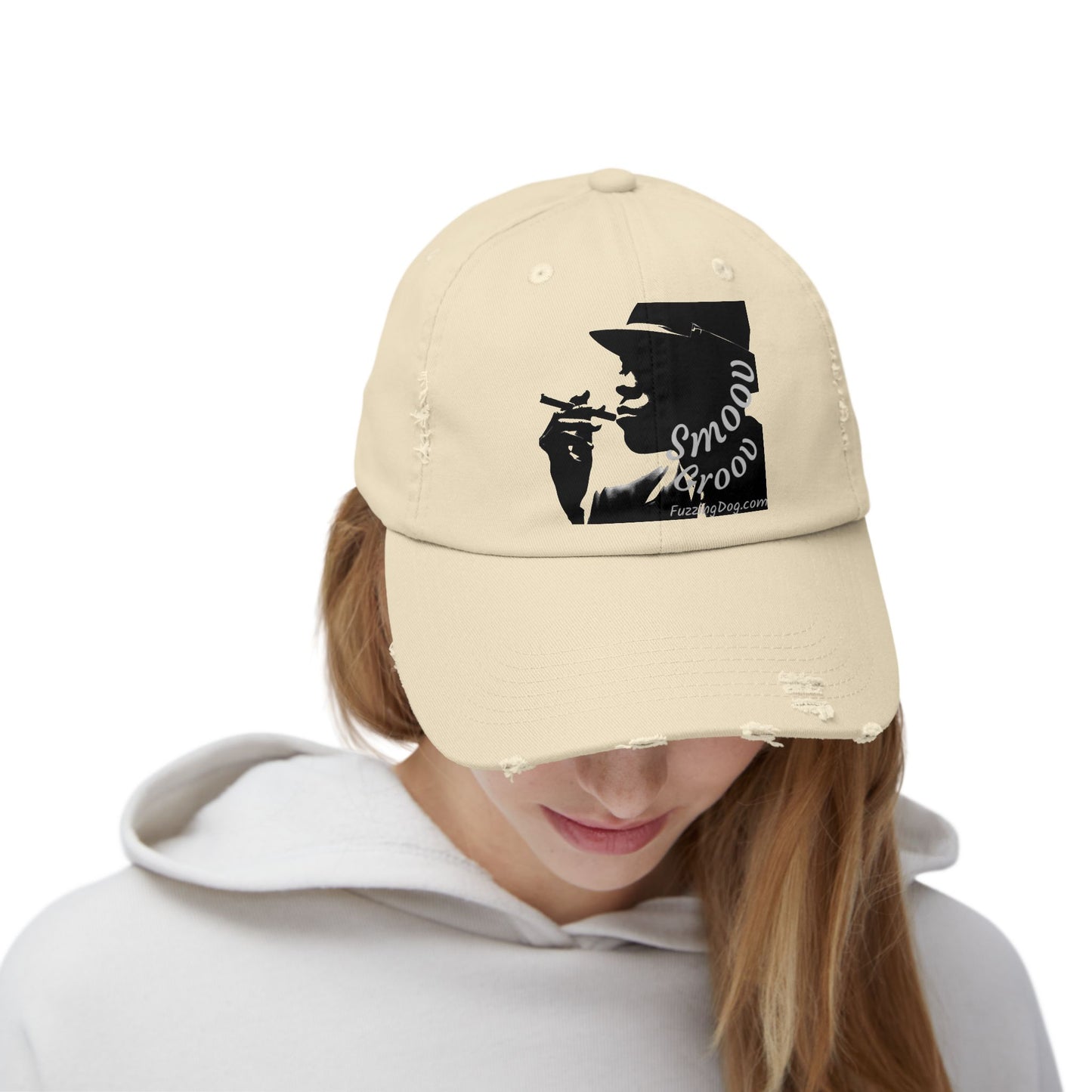 Distressed Cap - Night Ride Graphic Design, Hip-Hop Inspired Fashion