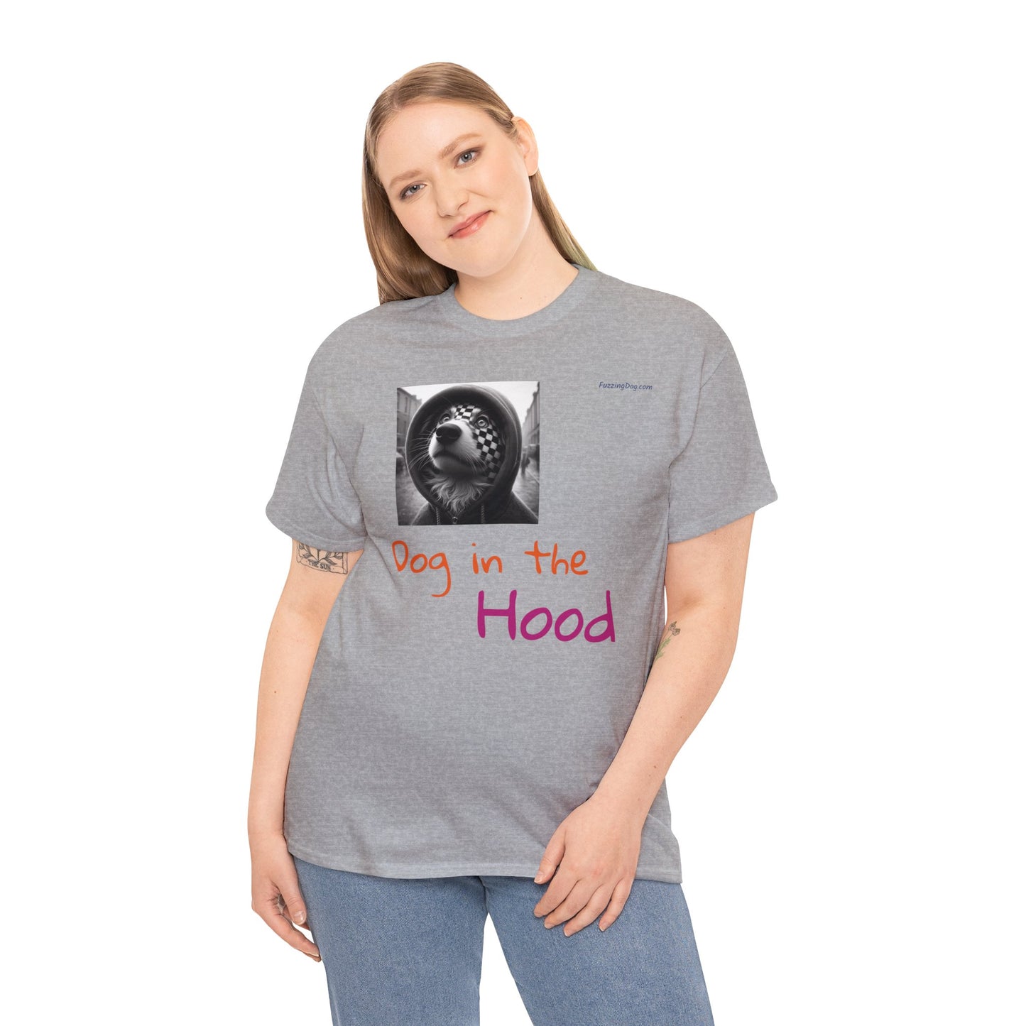 Dog in the Hood Unisex Heavy Cotton Tee