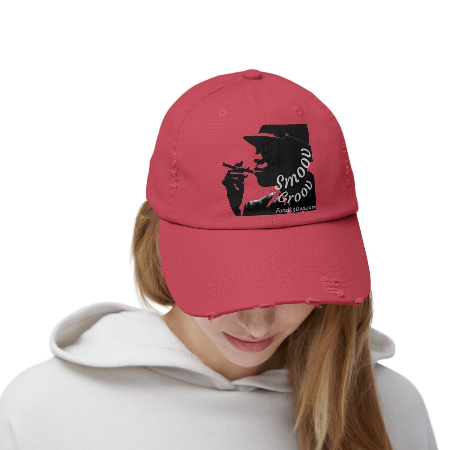Distressed Cap - Night Ride Graphic Design, Hip-Hop Inspired Fashion