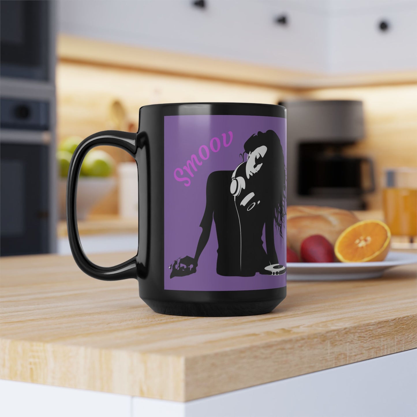 Lost dog in the hood Smoov DJ Girl 15oz Coffee Mug
