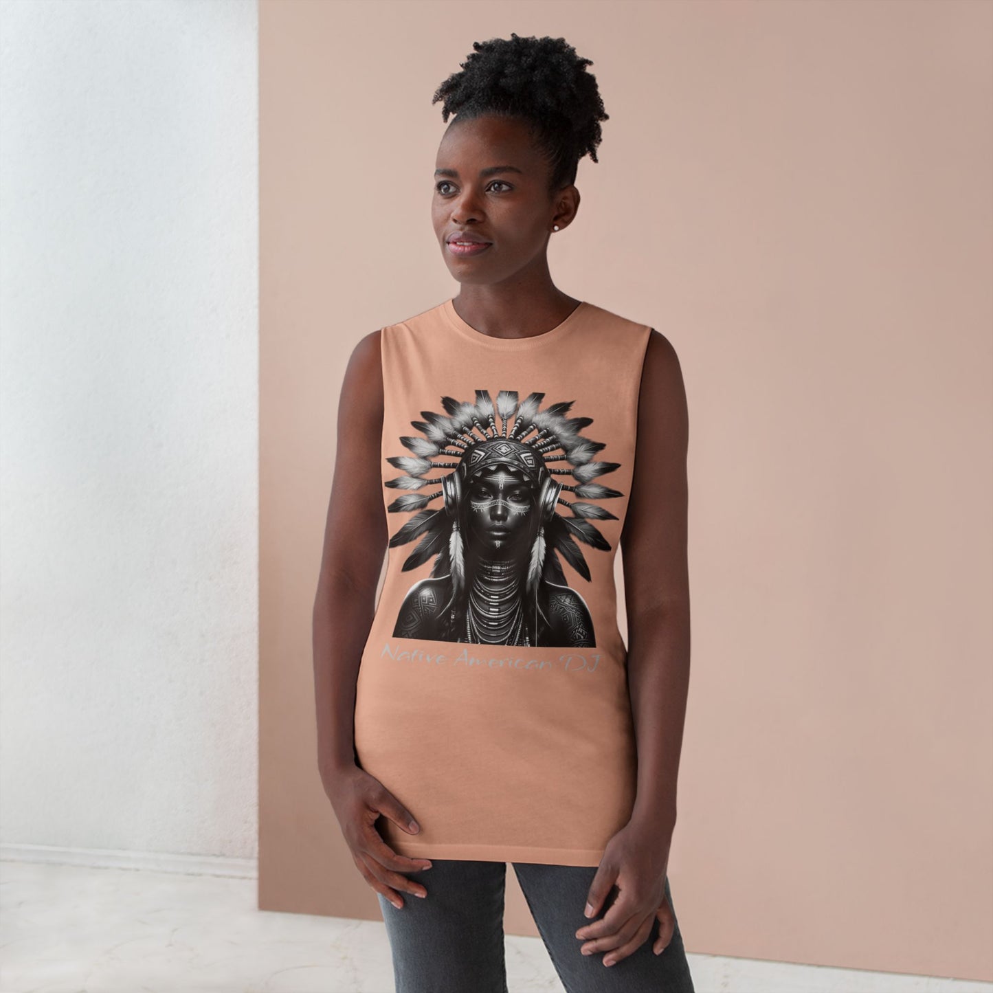 Tank Top - Modern Native American DJ Urban Street Style
