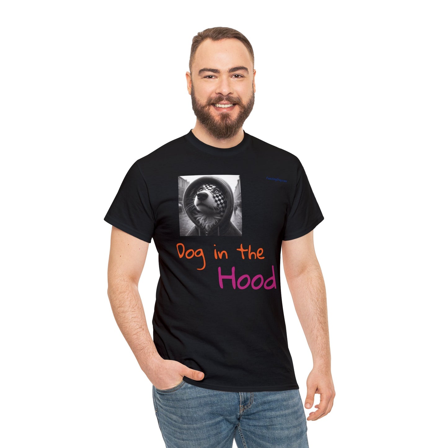 Dog in the Hood Unisex Heavy Cotton Tee