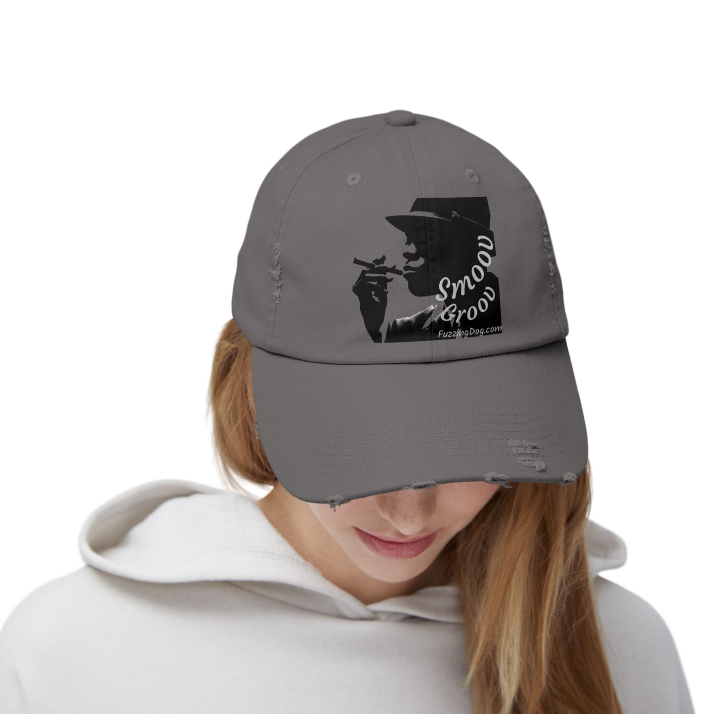 Distressed Cap - Night Ride Graphic Design, Hip-Hop Inspired Fashion