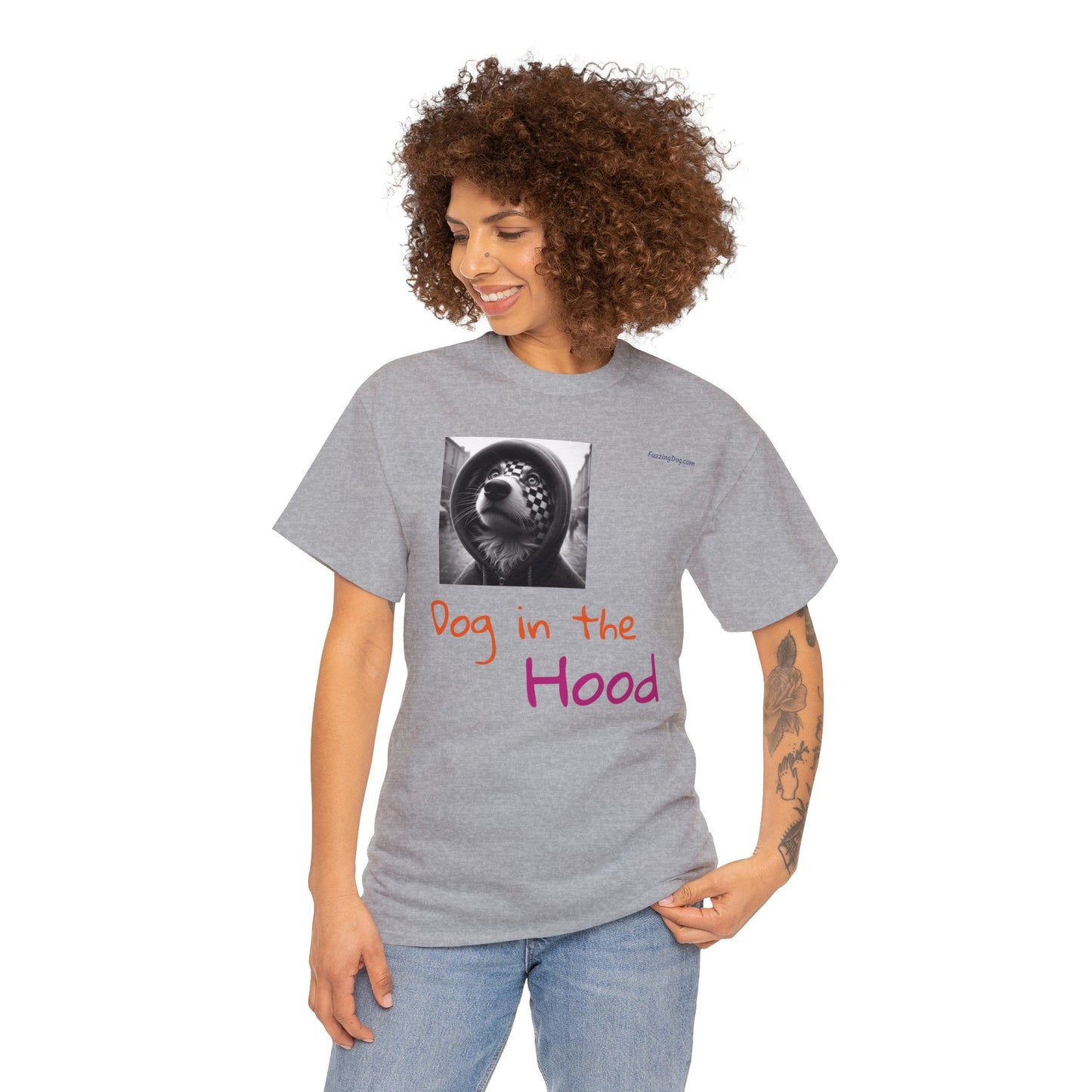 Dog in the Hood Unisex Heavy Cotton Tee