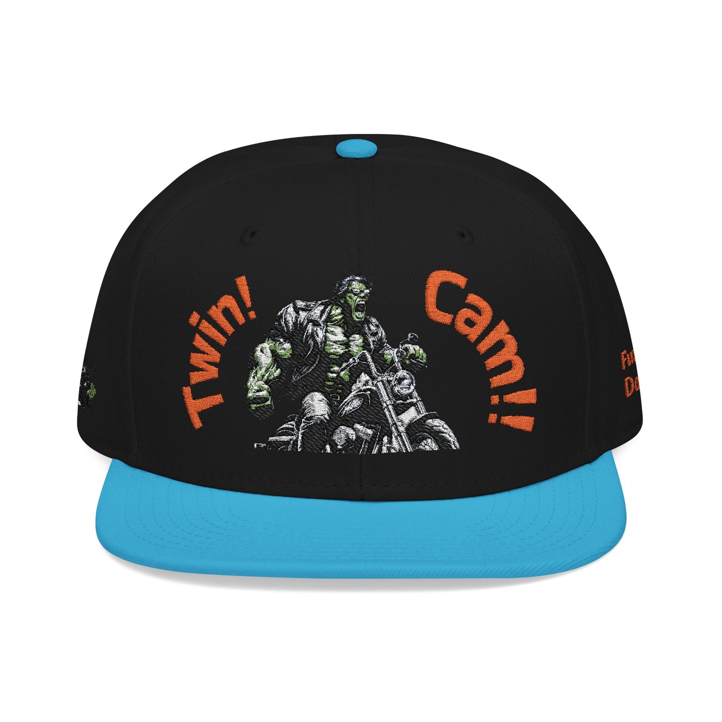 Snapback Hat - Twin Cam Motorcycle Enthusiasts Embroidered Cap